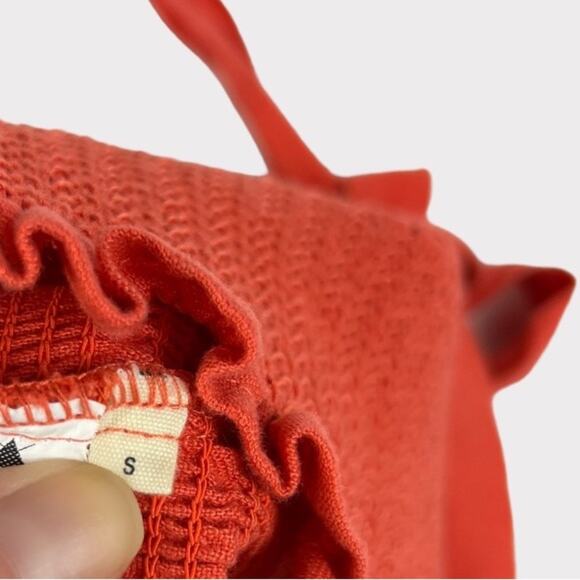 Capulet Blaire Smocked Crop Top Size Small - Picture 4 of 8